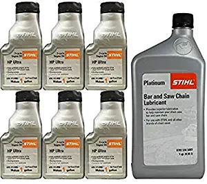 Stihl 0781-516-5003 Platinum Bar And Chain Oil And 0781-313-8002 HP Oil Kit