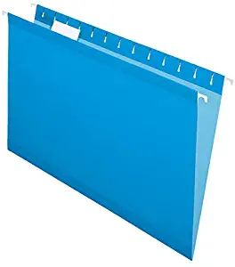 Office Depot Hanging Folders, 15 3/4in. x 9 3/8in, Legal Size, Blue, Box of 25, ESS81623