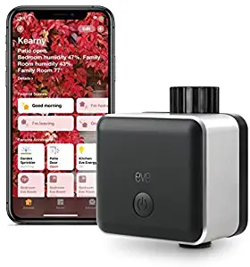 Eve Aqua - Smart Water Controller for Home app or Siri, irrigate automatically with schedules, easy to use, remote access, no bridge, Bluetooth, HomeKit